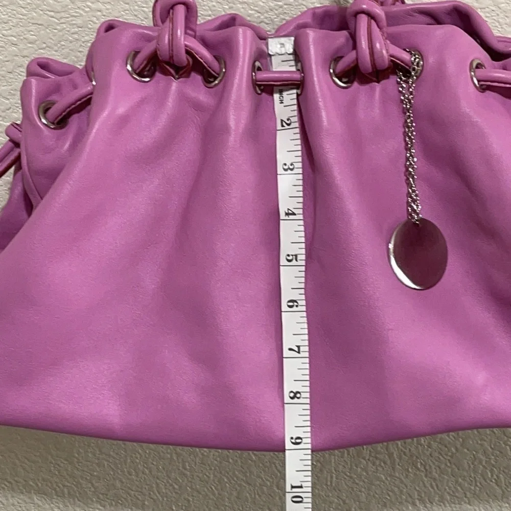 Tanner Krolle Pink Leather Tote Bag